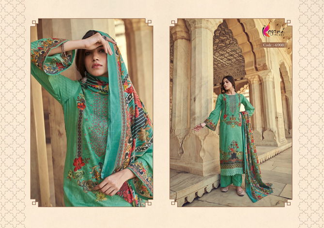 Noor E Jahan By Kesari Lawn Karachi Cotton Dress Material Wholesale Shop In Surat